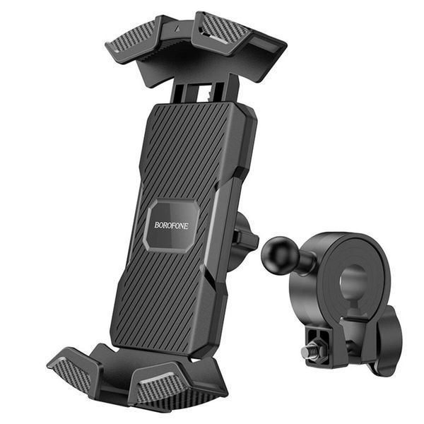 Тримач для мобільного BOROFONE BH72 Airfly bicycle motorcycle universal holder Black 656-00458 фото