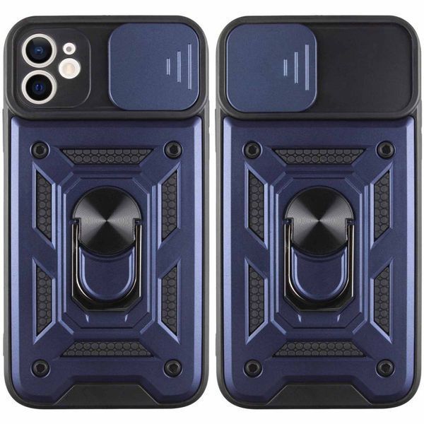 Ударопрочный чехол Camshield Serge Ring для Apple iPhone 11 (6.1") Blue 208-05573 фото