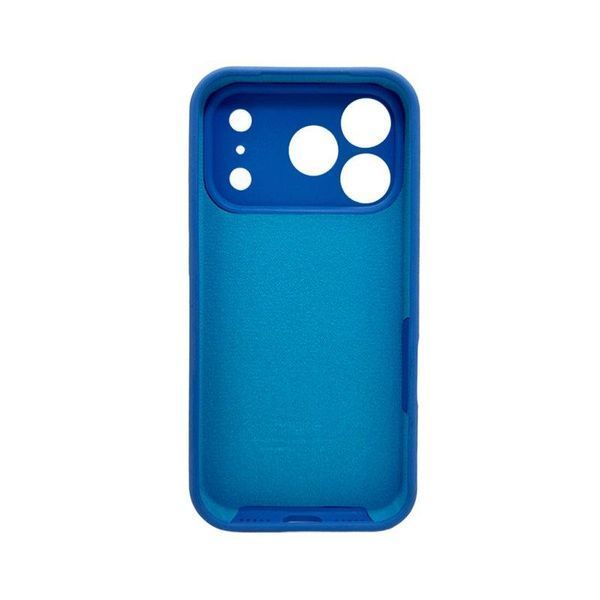 Силіконовий чохол з закритою камерою для iPhone 17 Pro Royal Blue 666-04233 фото
