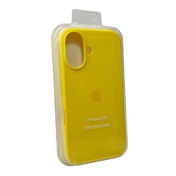 Силіконовий чохол для iPhone 16 Sunny Yellow 666-01190 фото