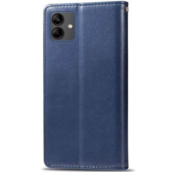 Шкіряний чохол-книжка GETMAN Gallant (PU) для Samsung Galaxy A07 Синій 555-02583 фото