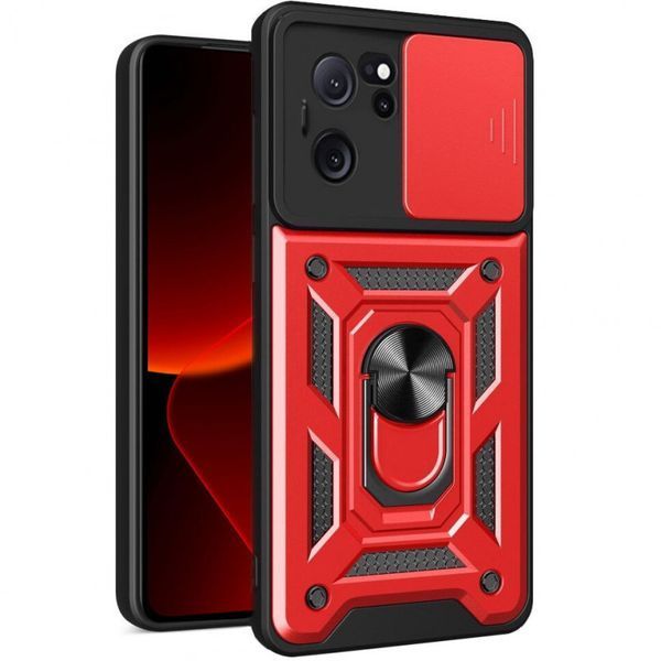 Ударопрочный чехол Camshield Serge Ring для Xiaomi 13T / 13T Pro Red 777-04449 фото