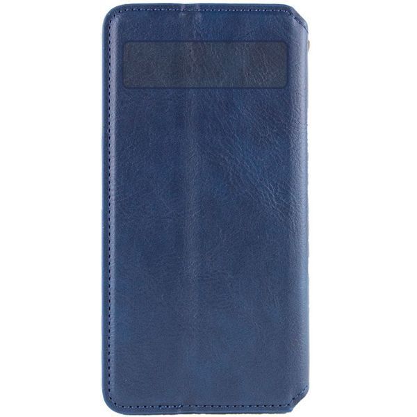 Кожаный чехол-книжка GETMAN Cubic для Google Pixel 7a Синий 555-01784 фото
