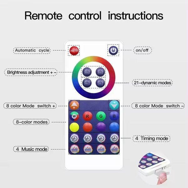 Підлогова кутова LED лампа RGB SAL-005B 120cm Bluetooth USB with app Black 656-03724 фото