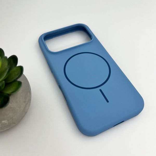 Чохол для смартфона Silicone Case Magnetic для Apple iPhone 17 Pro Azure 666-04129 фото