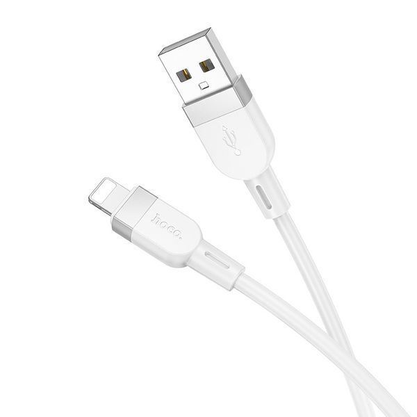 Кабель HOCO X109 Energy silicone charging data cable iP (L=1M) White 6942007636216 фото