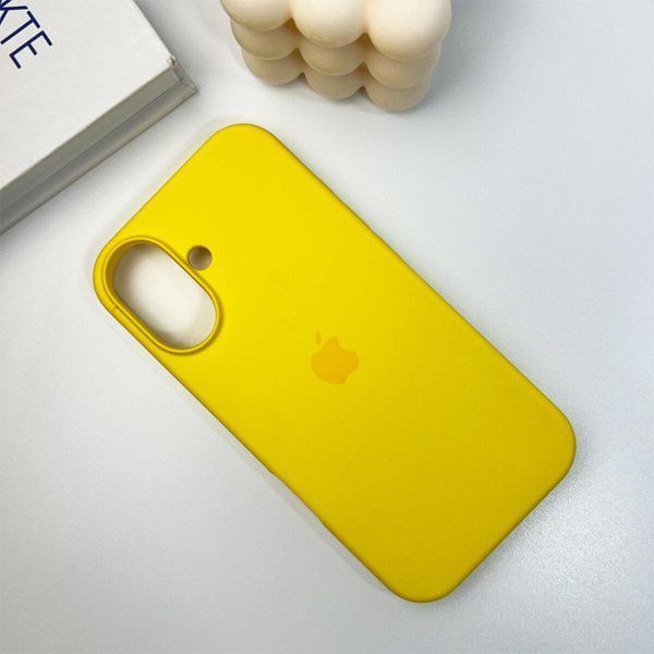 Силіконовий чохол для iPhone 16 Sunny Yellow 666-01190 фото