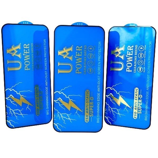 Захисне скло UA POWER ESD Anti-Static Super-D для iPhone 15 Pro 204-00151 фото