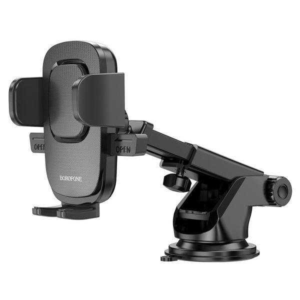 Автотримач для телефона BOROFONE BH60 Dainty Center console car holder Black 6974443382754 фото