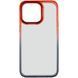 Чехол TPU+PC Fresh sip series для Apple iPhone 13 Pro (6.1") Черный / Красный 777-06715 фото 2