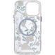 TPU+PC чохол Clear Garden with MagSafe для Apple iPhone 16 Pro Max (6.9") White Gardenia 777-08213 фото 3