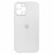 Силиконовый чехол с закрытой камерой для iPhone 12 Pro Max White 208-01161 фото