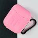 Силиконовый чехол с карабином для наушников AirPods 2 Pink 203-00434 фото