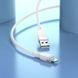 Кабель HOCO X109 Energy silicone charging data cable iP (L=1M) White 6942007636216 фото 5
