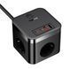 Мережевий зарядний пристрій Baseus PowerCombo Cube Power Strip 3AC+2U+2C 30W 1.5m EU Cluster Black E00066400117-00 фото 3