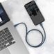 Кабель Baseus High Density Braided Type-C to Lightning PD 20W (2m) Blue CATLGD-A03 фото 8