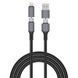 Дата кабель WIWU C085 Raptor Pro 4in1 Type-C to USB/Type-C to Lightning 240W (1.2m) Black ILSO-00000081426-1 фото 1