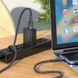 Кабель HOCO U110 USB to iP 2.4A, 1.2m, nylon, aluminum connectors, Black 6931474770561 фото 3