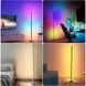 Підлогова кутова LED лампа RGB SAL-005B 120cm Bluetooth USB with app Black 656-03724 фото 3