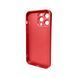 Чохол для смартфона AG Glass Matt Frame Color для iPhone 15 Pro Max Coke Red 666-00653 фото 2