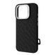 Чехол Kajsa Rhombus Collection with Magnetic Ring iPhone 16 Pro Black 656-08184 фото 1