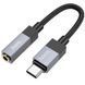 Переходник Hoco UPA32C Type-C to 3.5mm Black ILSO-00000081774-1 фото 3