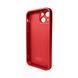 Чехол для смартфона AG Glass Matt Frame Color для iPhone 12 Coke Red 666-00553 фото 2