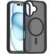 TPU+PC чохол Metal Buttons with MagSafe Colorful для Apple iPhone 16 Plus (6.7") Black 555-03033 фото 2