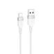 Кабель HOCO X109 Energy silicone charging data cable iP (L=1M) White 6942007636216 фото 1