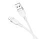 Кабель HOCO X109 Energy silicone charging data cable iP (L=1M) White 6942007636216 фото 3