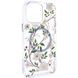 TPU+PC чохол Clear Garden with MagSafe для Apple iPhone 16 Pro Max (6.9") White Gardenia 777-08213 фото 1