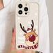 Новорічний чохол для iPhone 13 Pro White deer 777-02159 фото 2