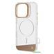 Чехол Kajsa Aluminium Shield with Magnetic Ring iPhone 16 Pro Light gold 656-08134 фото 1