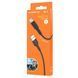 Кабель BOROFONE BX30 USB to iP 2.4A, 1m, silicone, TPE connectors, Black 6931474706867 фото 2