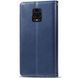 Шкіряний чохол-книжка GETMAN Gallant (PU) для Xiaomi Redmi Note 9s / Note 9 Pro / Note 9 Pro Max Синий 777-06565 фото 4