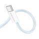 Кабель USB Borofone BX103 Original 60W Type-C to Type-C 1m Блакитний 209-00320 фото 8