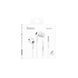 Навушники HOCO M101 Pro Crystal sound wire-controlled earphones with microphone White 656-03932 фото 4