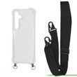 Чохол WAVE Clear Case With Strap для Samsung Galaxy S24 Plus Black 208-05183 фото