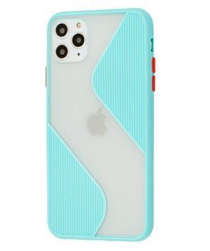 Силиконовый чехол Totu Wawe для iPhone 11 Pro Max Бирюзовый 208-00955 фото