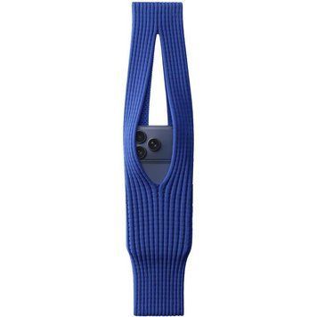 В'язана сумка Pleated Pocket для iPhone (Size L) Blue 777-08561 фото