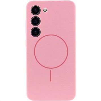 Чохол Silicone Cover Lakshmi Full Camera with MagFit для Samsung Galaxy S23 Рожевий 555-02039 фото