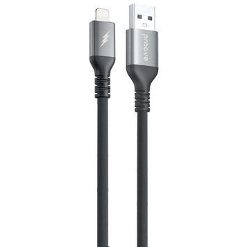Кабель Proove ReGen Silicone USB to Lightning 2.4A (1m) black 656-02585 фото