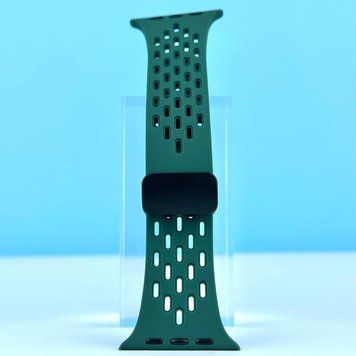 Силиконовый ремешок Sport Strap Magnet Buckle для Apple Watch 38/40/41 mm Pine Green 212-02828 фото