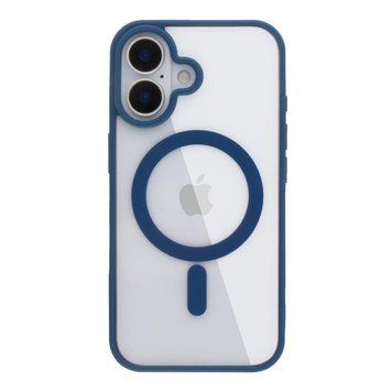 Чохол NEW TPU Color with Magsafe для iPhone 16 Navy Blue 214-02585 фото