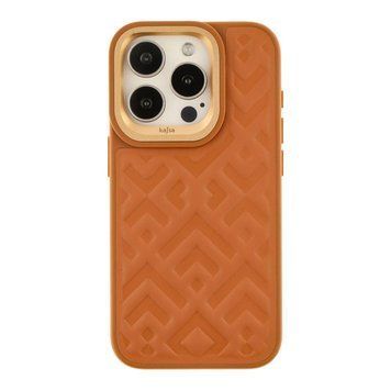 Чехол Kajsa Briquette Collection Rhombus для iPhone 15 Pro Brown 757-00008 фото