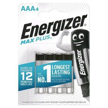 Батарейка Energizer LR3/AAA Max Plus Alkaline (4шт) 7638900437461 фото