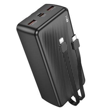 Power Bank Borofone BJ57B Graceful 22.5W+PD20W с cable 30000 mAh Черный 656-03281 фото