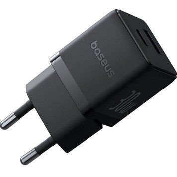 Сетевое зарядное устройство Baseus Palm Fast Charger C+U 30W EU Cluster Black P1011160A113-00 фото