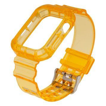 Ремешок для Apple Watch Band Color Transparent + Protect Case 44mm Peach 212-01930 фото