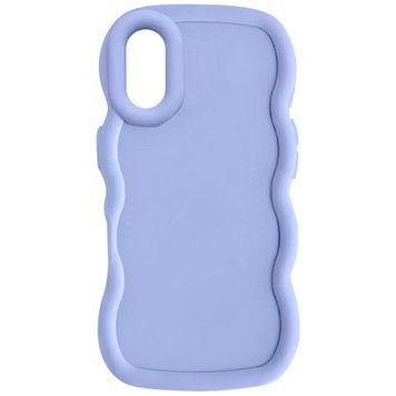 Чехол TPU Ripple для Apple iPhone X / XS (5.8") Lilac Blue 555-01104 фото
